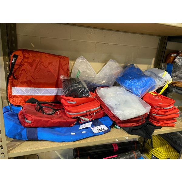 ASSORTED FIRST AID BAGS & OTHER DUFFLES/BAGS