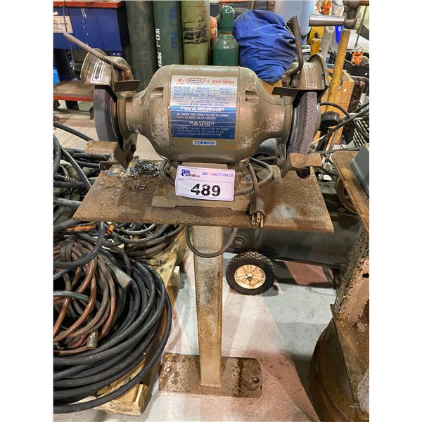 BRICO 6  BENCH GRINDER ON STAND