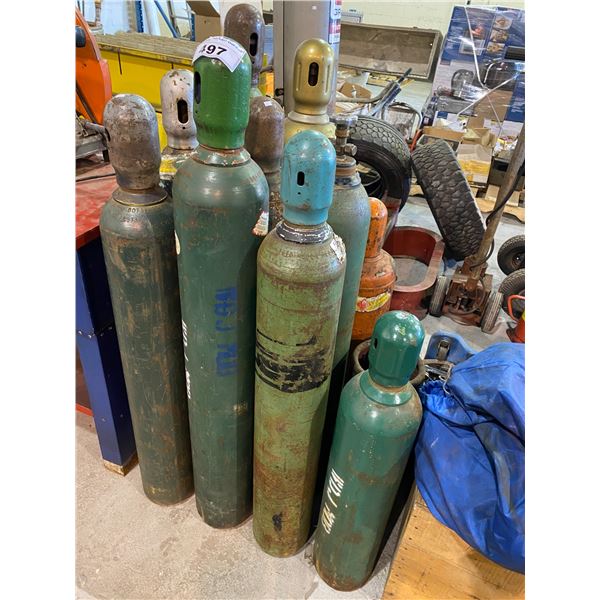 COMPRESSED GAS CYLINDERS INCLUDING OXYGEN, ARGON & ACETYLENE