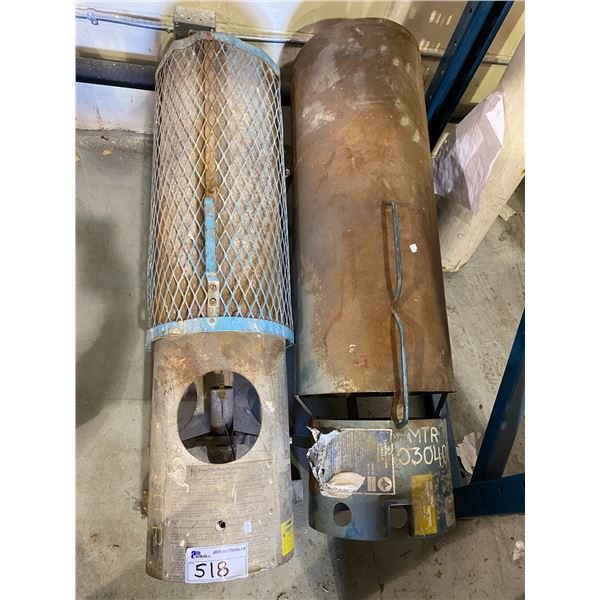 1 INDUSTRIAL PROPANE HEATER, 1 HEATER SLEEVE