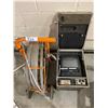 Image 1 : 200FT PORTABLE CABLE WHEEL WITH CAMERA CABLE( LIGHT BURNT OUT), GEN-EYE PIPE INSPECTION