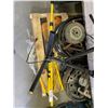 Image 2 : PALLET OF VARIOUS ELECTRICAL PARTS, FILTERS, 2 ELECTRIC FANS & 3 TIRE RIMS