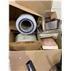Image 3 : PALLET OF VARIOUS ELECTRICAL PARTS, FILTERS, 2 ELECTRIC FANS & 3 TIRE RIMS