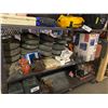 Image 1 : ASSORTED WHEELS, BLACK & DECKER DRILL, ASSORTED STIHL/HUSQUARVARNA PARTS & MORE