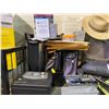Image 3 : ASSORTED OFFICE SUPPLIES, KEYBOARD, DRUM & MORE