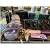 Image 3 : ASSORTED HAIR RELATED PRODUCTS: STRAIGHTENERS, CURLERS