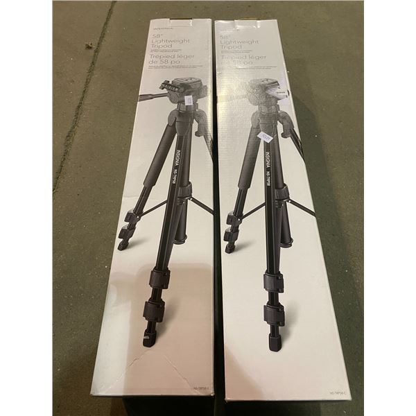 2 INSIGNIA 58" LIGHTWEIGHT TRIPOD