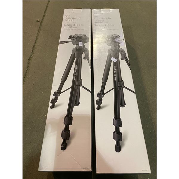 2 INSIGNIA 58" LIGHTWEIGHT TRIPOD