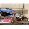 Image 2 : ASSORTED ITEMS INCLUDING BIKE HELMET, TV TRAY & MORE