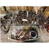 Image 1 : SHELF OF ASSORTED SOCKETS & BIN OF ASSORTED TOOLS