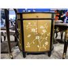 Image 1 : FLORAL PATTERN HALL CABINET APPROX 33.5"T X 31"W X 16"L