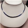 Image 1 : 10K NATURAL COLOR SAPPHIRE(10.95CT) NECKLACE