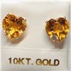 Image 1 : 10K CITRINE(0.8CT) EARRINGS