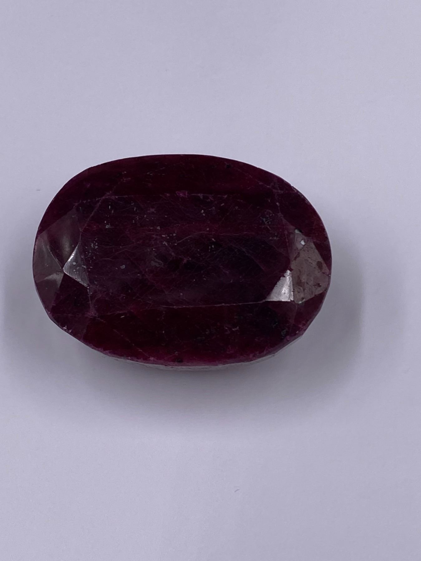 Mid Quality Ruby ROUGH MINERAL POLISHED QUALITY RUBY 483.55CT - 96.71G, 47 X 34 X 25MM ...