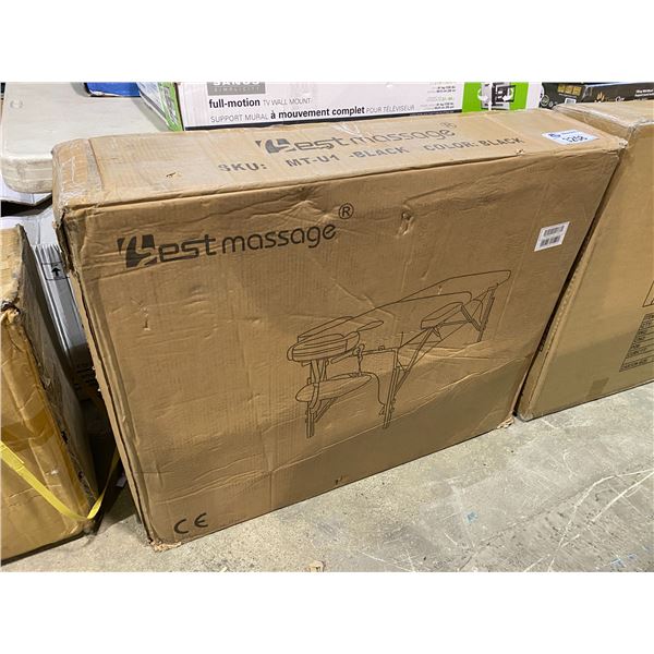 BEST MASSAGE MT-U1 BLACK MASSAGE TABLE