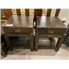 Image 2 : 3 DRAWER COFFEE TABLE WITH 2 SIDE TABLES