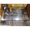 Image 2 : GLASS TOP COFFEE TABLE
