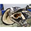 Image 1 : POLARIS VERTICAL EDGE RACING HELMET WITH SPY GLASSES AND TRAVEL BAG