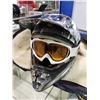 Image 2 : POLARIS VERTICAL EDGE RACING HELMET WITH SPY GLASSES AND TRAVEL BAG