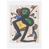 Image 1 : Joan Miro Spanish Signed Linocut on Paper EA