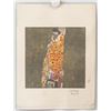 Image 2 : Gustav Klimt Austrian Modernist Signed Linocut