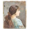 Image 2 : Signed Renoir French Pastel with Stretcher