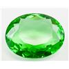 Image 1 : 90.45ct Oval Cut Green Peridot GGL