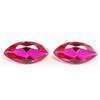 Image 1 : 4.00ct Marquise Cut Pinkish Red Natural Ruby GGL