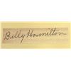 Image 2 : Billy Hamilton 1866-1940 American Autograph Card