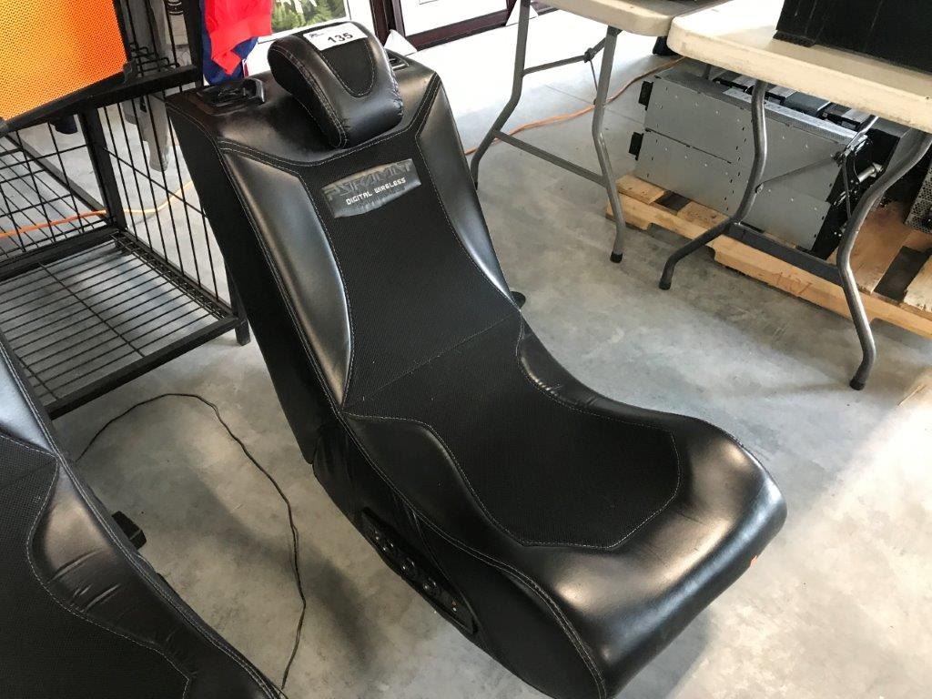 PYRAMAT DIGITAL WIRELESS RECHARGEABLE SOUND ROCKER GAMING CHAIR