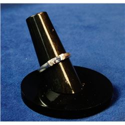 14K GOLD RING WITH DIAMONDS AND TANZANITE SIZE 7