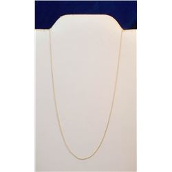 10K YELLOW GOLD NECKLACE 14"