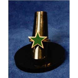 925 SILVER SQUARE SHANK STAR RING SIZE 7