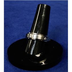 STAINLESS FASHION RING WITH ROTATING SHANK