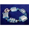 Image 1 : BLUE GLASS BEADED BRACELET