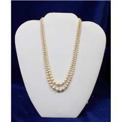 MARVELLA FAUX PEARL COSTUME JEWELLERY NECKLACE, 16"