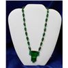 Image 1 : 17" GREEN COSTUME JEWELLERY NECKLACE