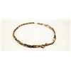 Image 1 : 14K TRI GOLD BRAIDED SERPENTINE 6" BRACELET