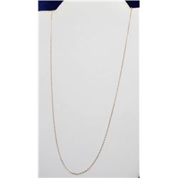 10K GOLD CABLE CHAIN, CABLE LINK NECKLACE 18"