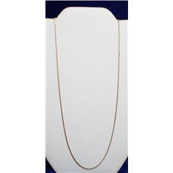 14K WHEAT LINK CHAIN 20"