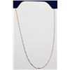 Image 1 : 10K FINE YELLOW GOLD NECKLACE 14"