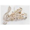 Image 1 : COSTUME JEWELLERY MUSIC NOTE BROOCH