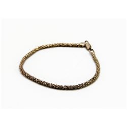 925 SILVER CURB STYLE CASCADE BRACELET 8"