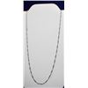 Image 1 : 925 SILVER SINGAPORE NECKLACE 18"