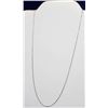 Image 1 : 14K WHITE GOLD SINGAPORE CHAIN 18"