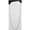 Image 1 : 22K GOLD SINGAPORE CHAIN NECKLACE 22" 6G