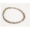 Image 1 : 925 SILVER BRAIDED HERRINGBONE BRACELET 7.5"