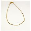 Image 1 : 10K GOLD SERPENTINE ANKLET 9"