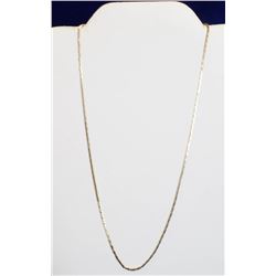 10K GOLD TRIANGLE LINK NECKLACE 18"