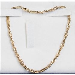 10K GOLD BRACELET 8"